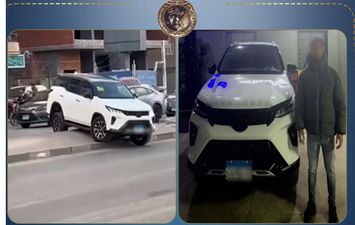  واقعة سيارة تحمل شعار مجلس النواب تسير عكس الاتجاه بالقاهرة