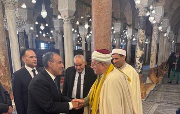 وزير الخارجية ومفتي تونس 