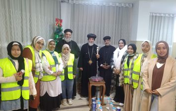 تهنئة ذوي الهمم للأقباط بمطروح 