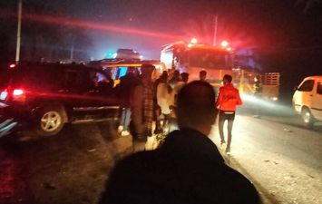 جانب من الحادث 