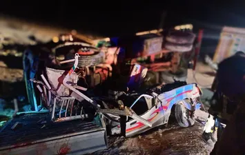 جانب من الحادث 