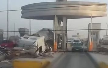 جانب من الحادث 