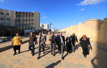 جانب من تفقد أعمال الإنشاءات 