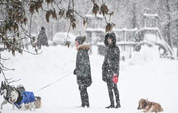 عاصفة ثلجية