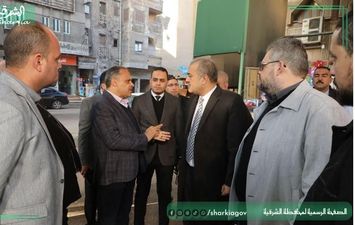 محافظ الشرقية يتابع هبوط كوبري الصاغة 