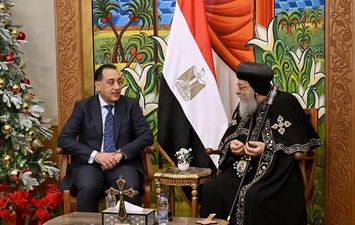 مصطفى مدبولي والبابا تواضروس