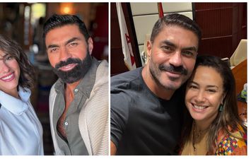 خالد سليم برفقة هند صبري وحنان مطاوع 