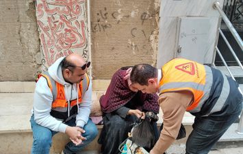 لحظة وصول فريق التضامن 