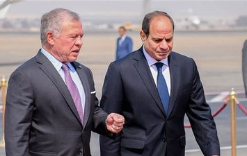 الرئيس السيسي وملك الأردن