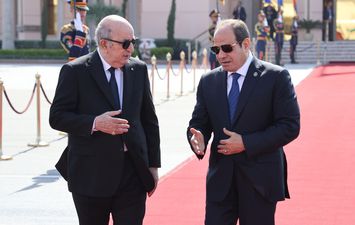 الرئيس السيسي ونظيره الجزائري