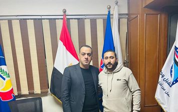 النائب محمود شعبان وعضو رابطة التعليم المفتوح 