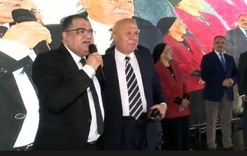 جانب من افتتاح المستشفي 