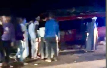 جانب من الحادث 