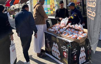 جانب من انتشار منافذ جهاز مستقبل مصر 