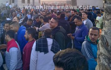 جانب من الوقفة الاحتجاجية 