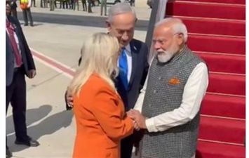 سارة نتنياهو مع مودي