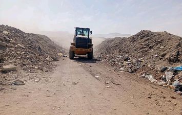 غلق مقلب القمامة 