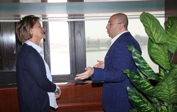 لقاء محافظ بنى سويف وسفيرة الاتحاد الأوروبي 