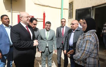 من داخل ديوان عام محافظة بنى سويف 