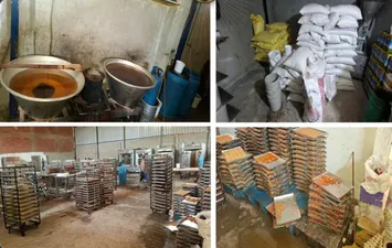 مصنع حلوى العيد بدون ترخيص 