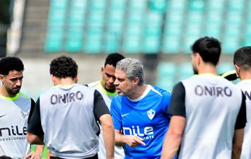 معتمد جمال في مران الزمالك 