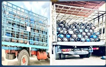 ضبط 562 إسطوانة بوتاجاز قبل بيعها بالسوق السوداء بالفيوم