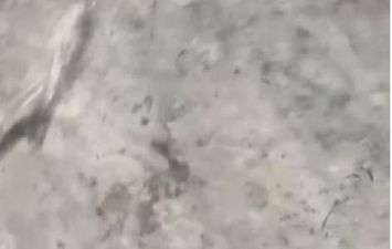 أمطار سوداء اللون تهطل على طهران