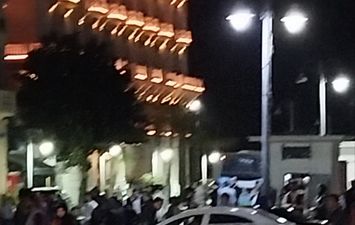 ازدحام المواطنين على المواصلات