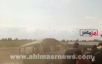 جانب من الحادث 