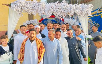 صلاه العيد بمسجد صبري الجبل بالاسماعيليه   