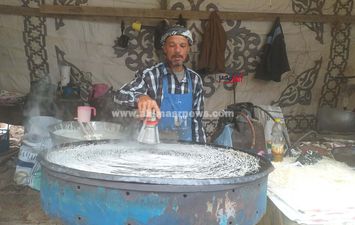 عم محمد، صانع كنافة يدوي 