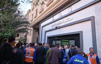 حريق بمستشفى قصر العيني 