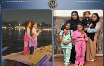  حقيقة ترك 3 أطفال داخل مركب بنهر النيل بالجيزة
