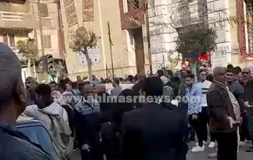 تشييع ضحايا عقار غربال بالإسكندرية