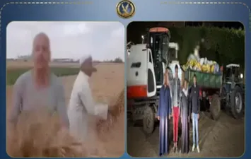 ضبط متهم بسرقة محصول قمح بالشرقية