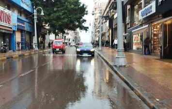 الأمطار في الإسكندرية