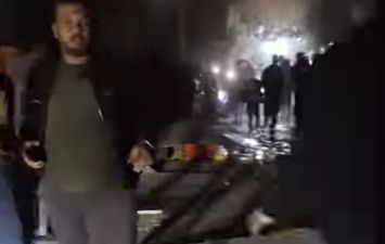 جانب من الحادث 