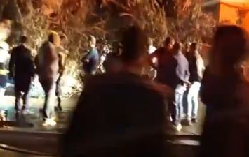 جانب من الحادث 