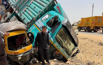 جانب من الحادث 