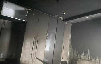 جانب من الحريق 