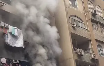 جانب من الحريق