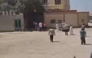 جانب من الحريق