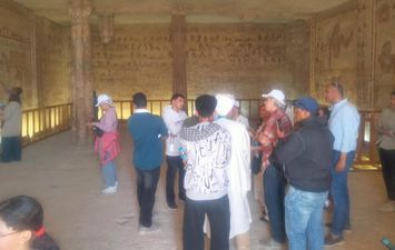 جانب من الزيارة 