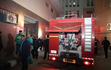 حريق معهد الكبد 