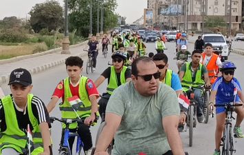 ماراثون الدراجات ببنى سويف 