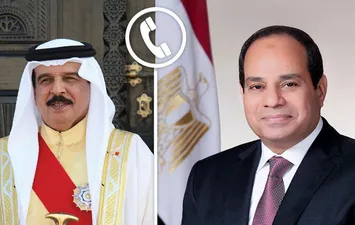 الرئيس السيسي وملك البحرين