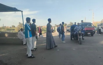 جانب من الازدحام 