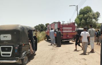 جانب من الحريق 