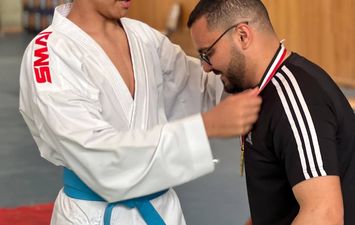 جانب من تكريم اللاعب 