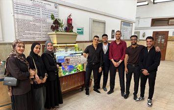 جانب من حضور الطلاب بجامعة قناة السويس 